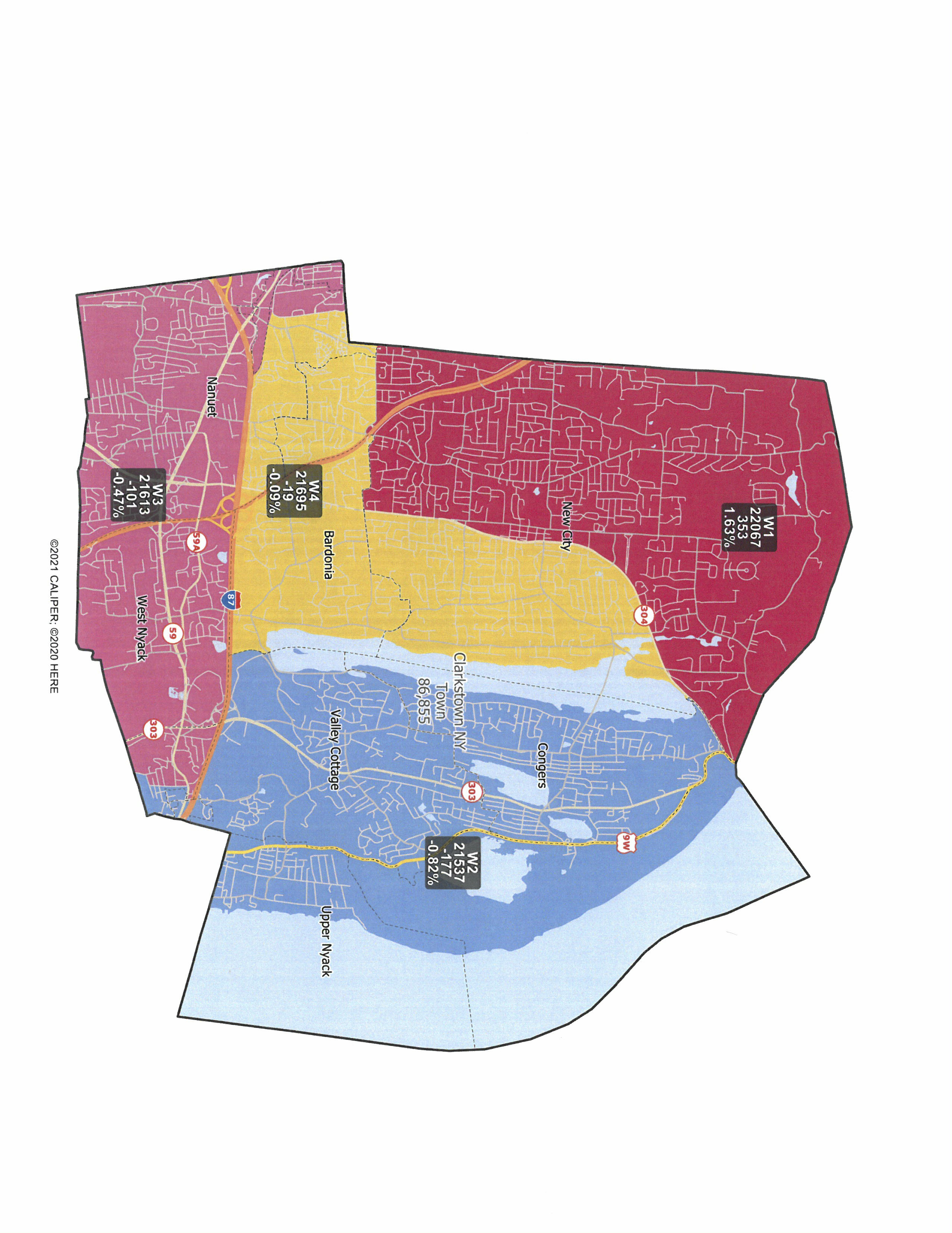 Clarkstown Ward Map